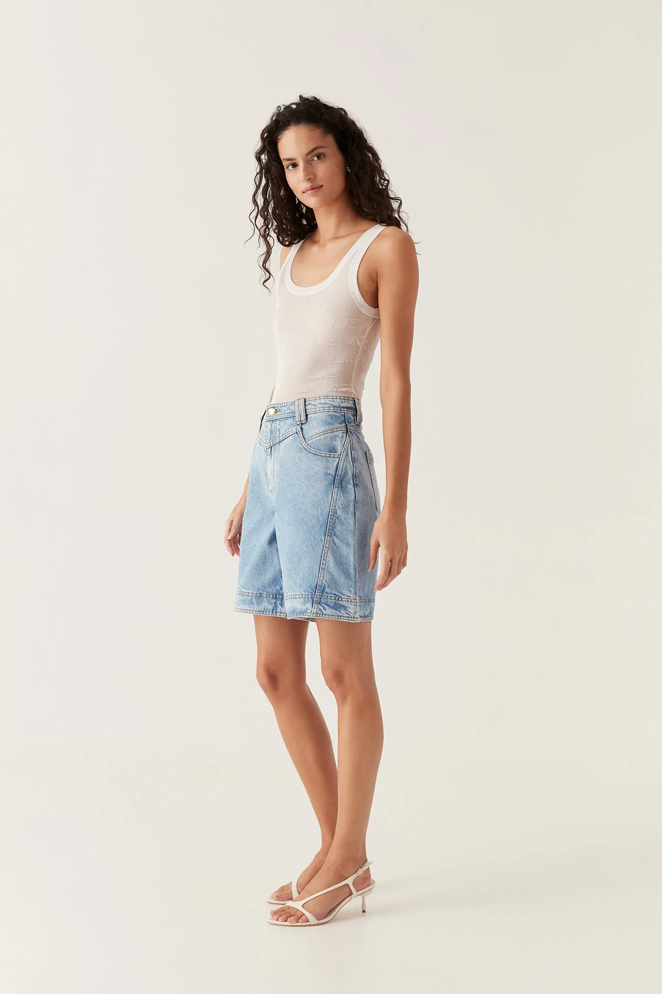 Aje x Outland Bermuda Short - Coastal Blue