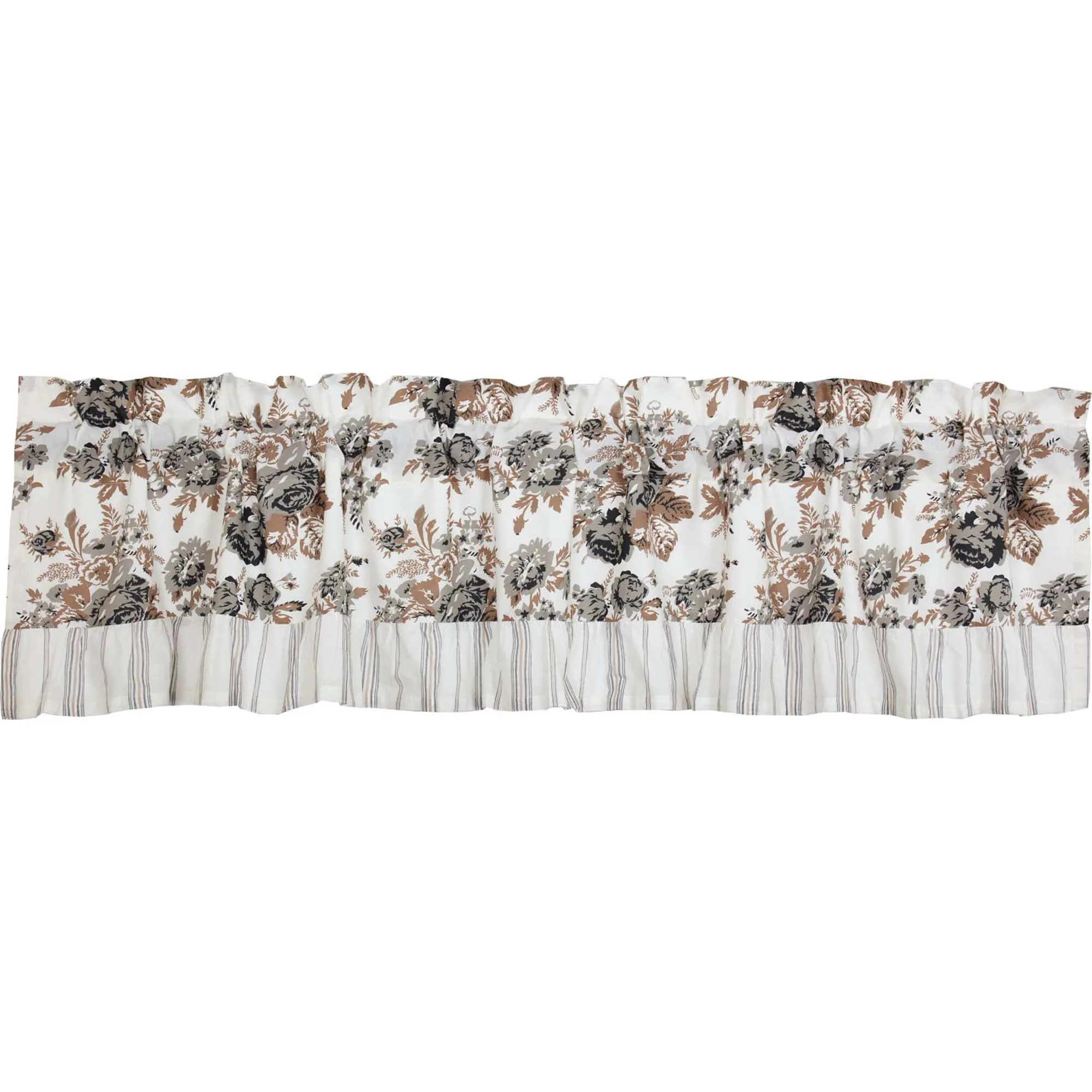 Annie Floral Ruffled Valance