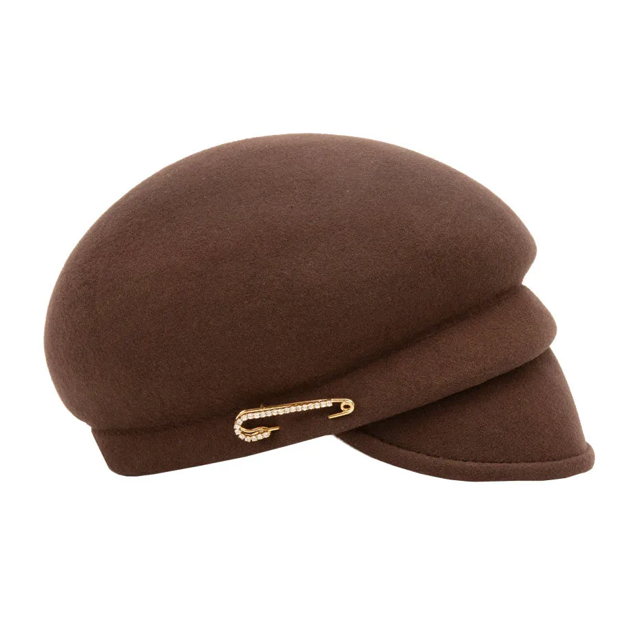 Assymetrical Newsboy Cap | Jamie