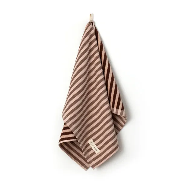 Between the Lines Tea Towel - Choc Malt