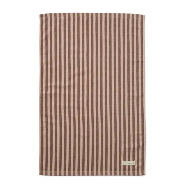 Between the Lines Tea Towel - Choc Malt