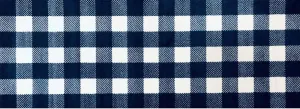 Blue and White Patchwork Runner