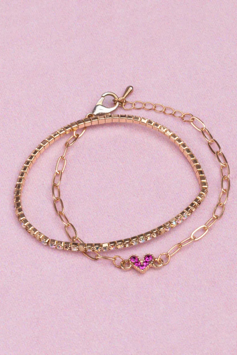 Boutique Chic Linked with Love Bracelet