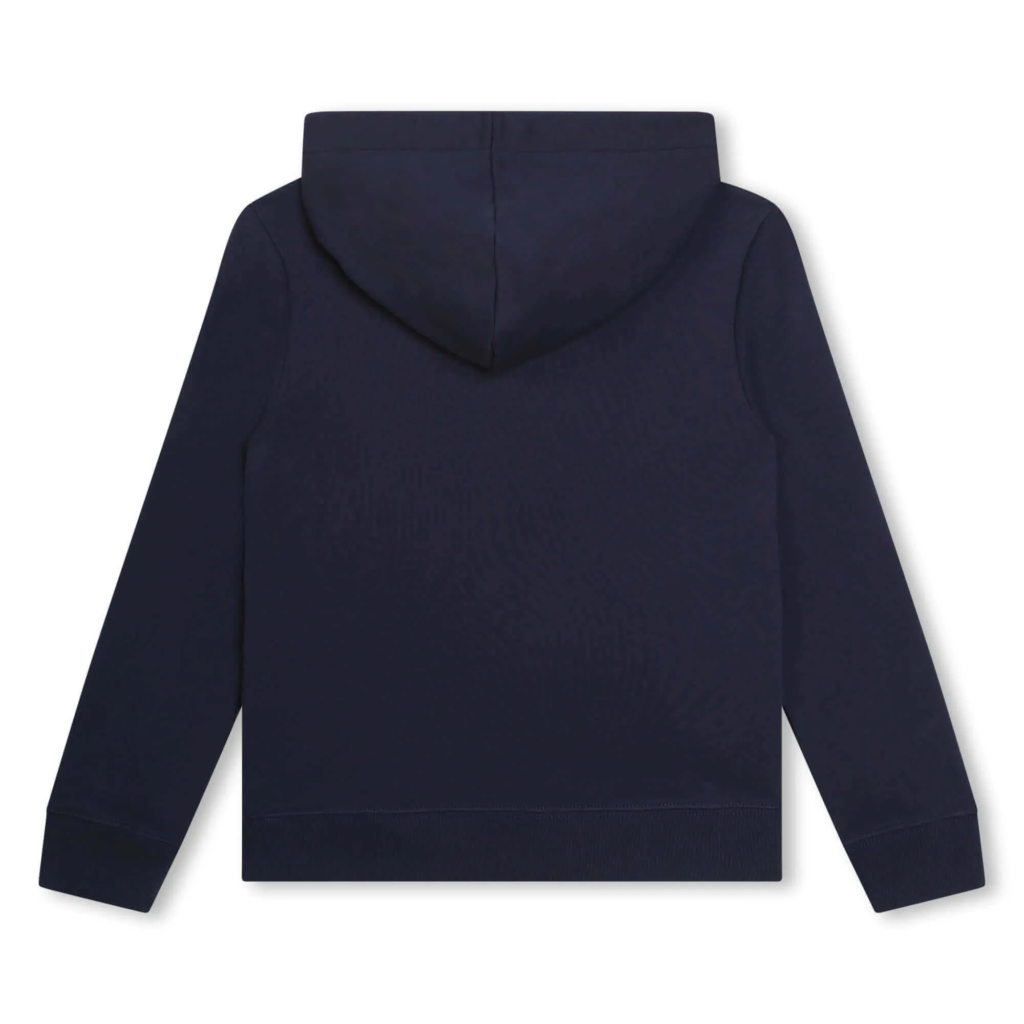 Boys Navy Curb Logo Hoodie