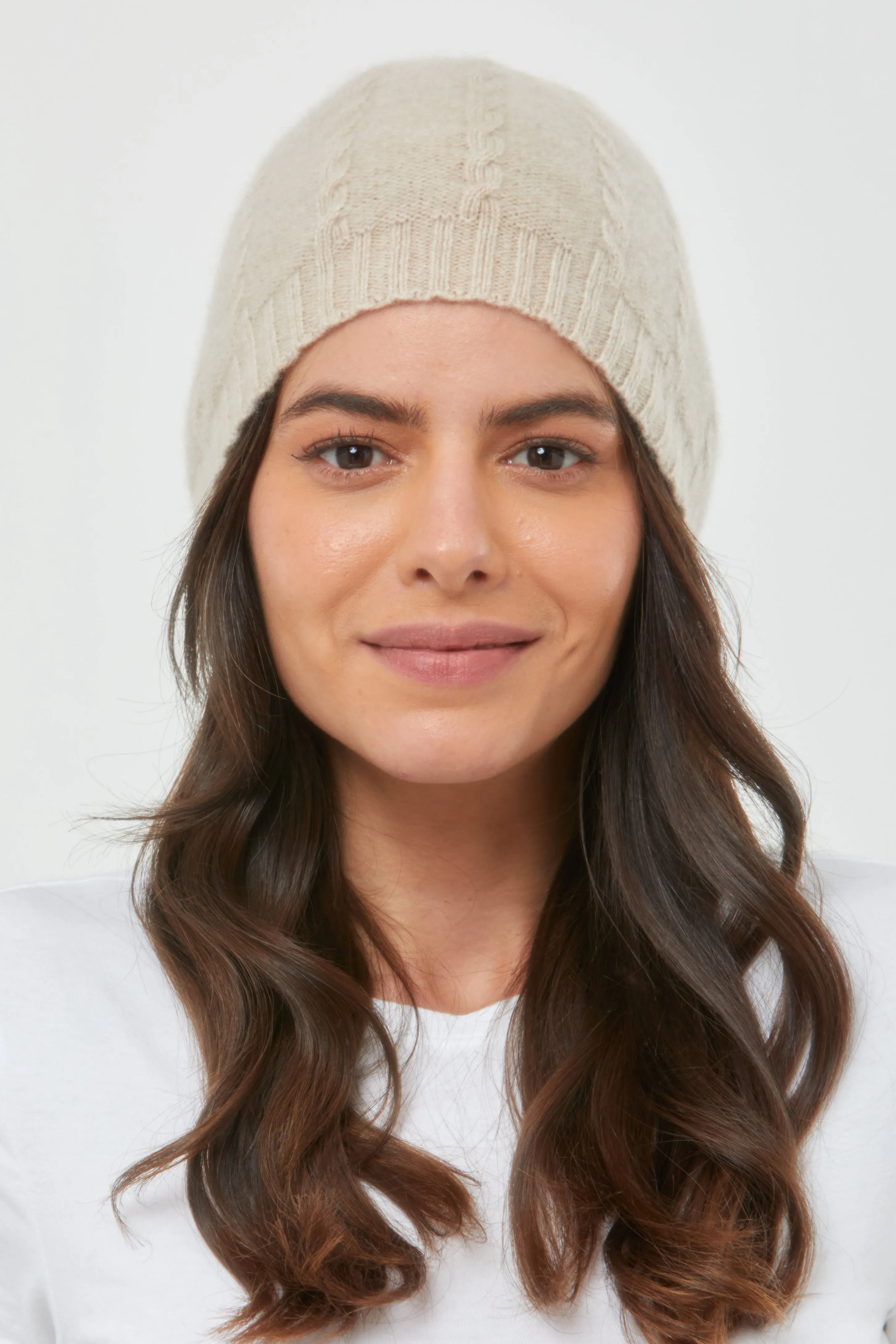 Cashmere Aran Beanie