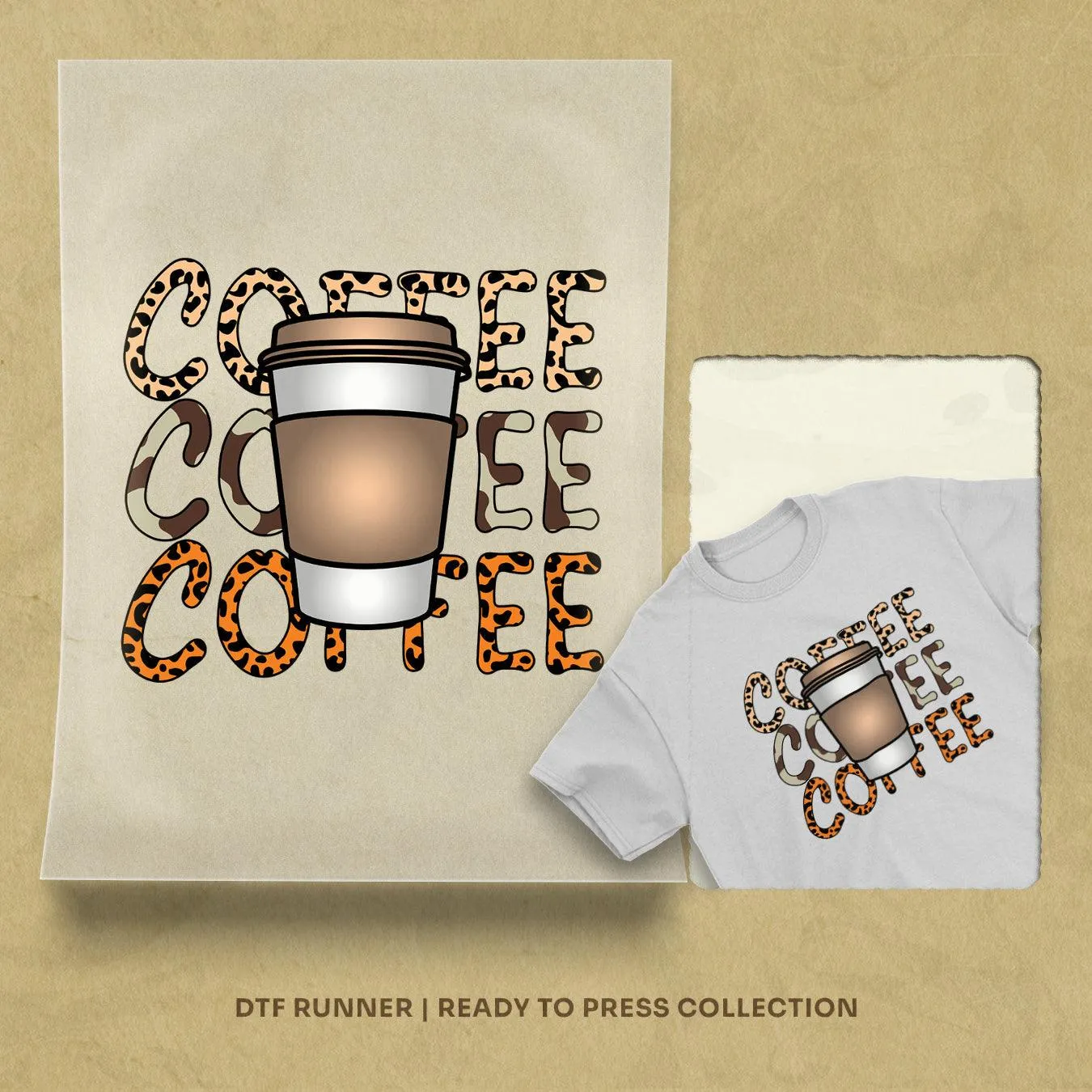 Coffee Coffee Coffee dtf prints