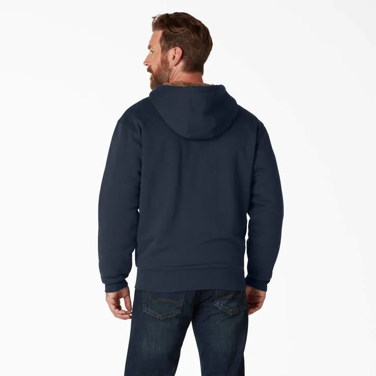 Dickies High Pile Fleece Lined Full Zip Hoodie- DARK NAVY