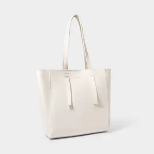 Emmy Tote Bag in Off White KLB2592