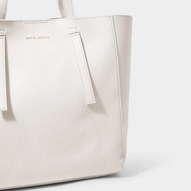 Emmy Tote Bag in Off White KLB2592