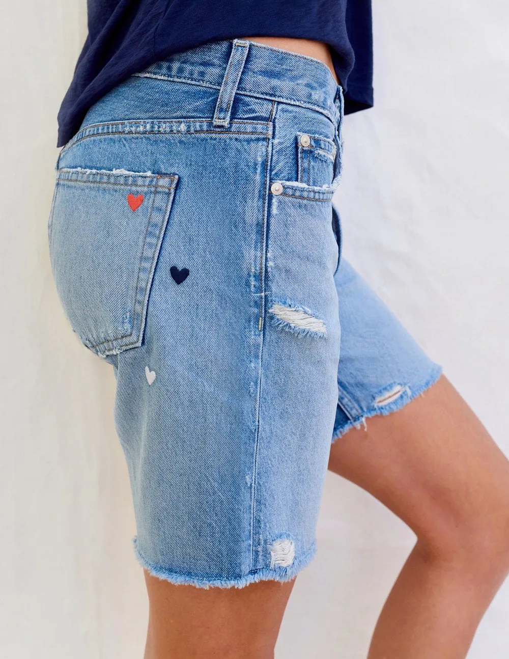 Hearts Slouchy Short