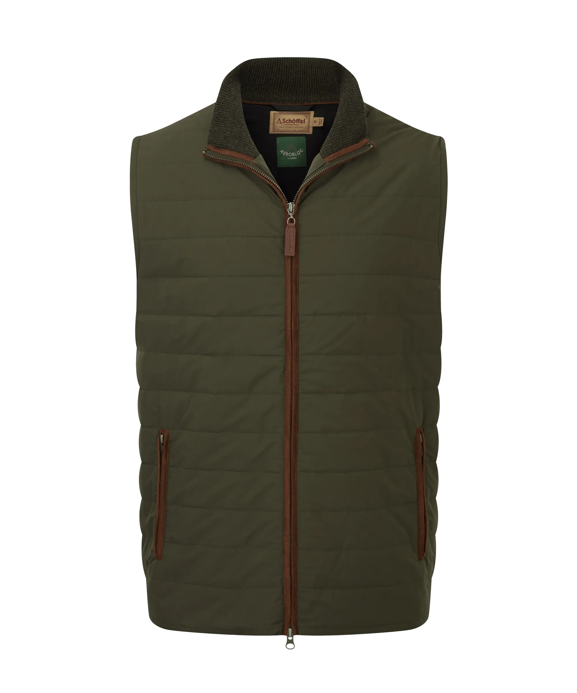 Hybrid Aerobloc Gilet - Loden Green