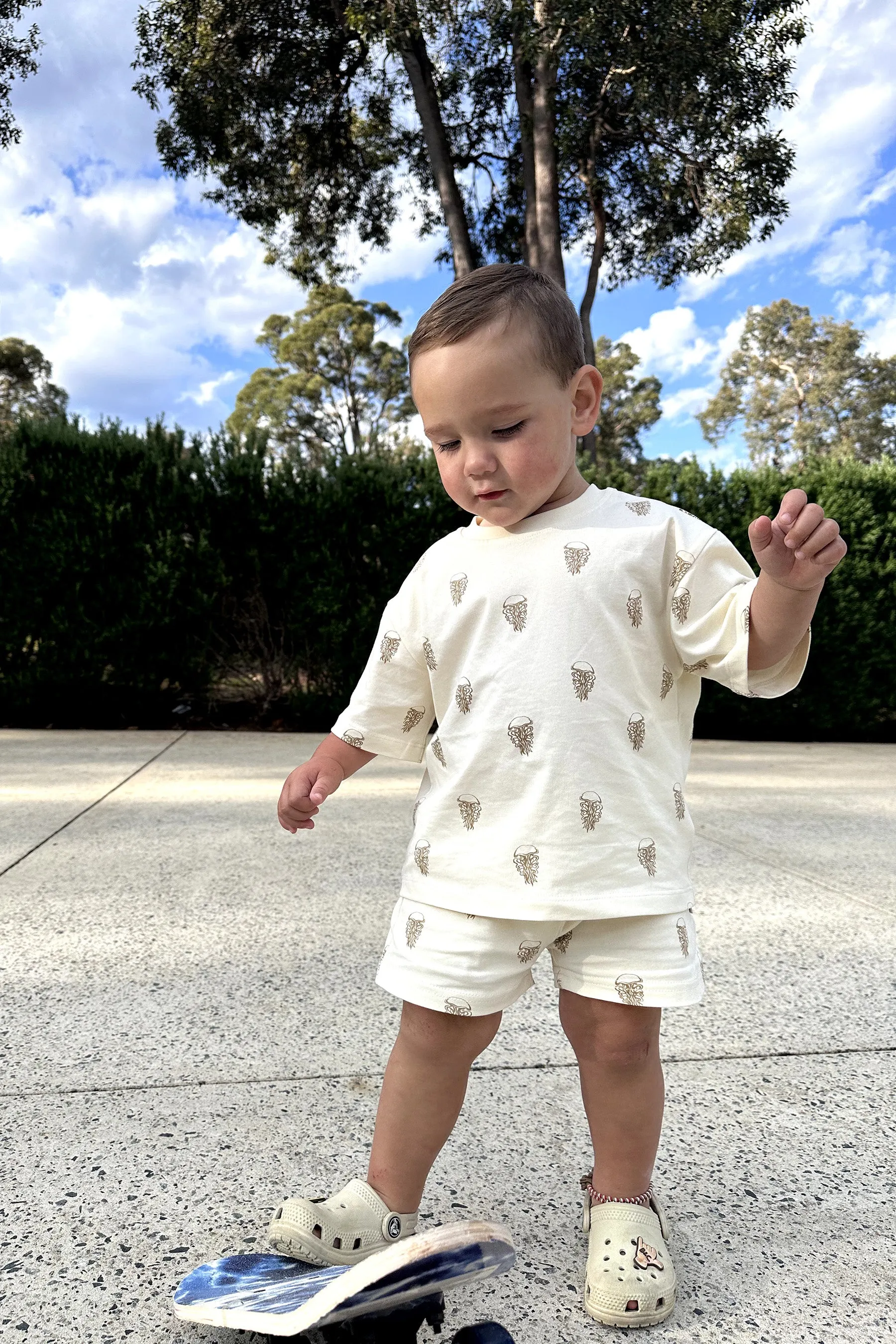 Jelly Fish Shorts - Cream