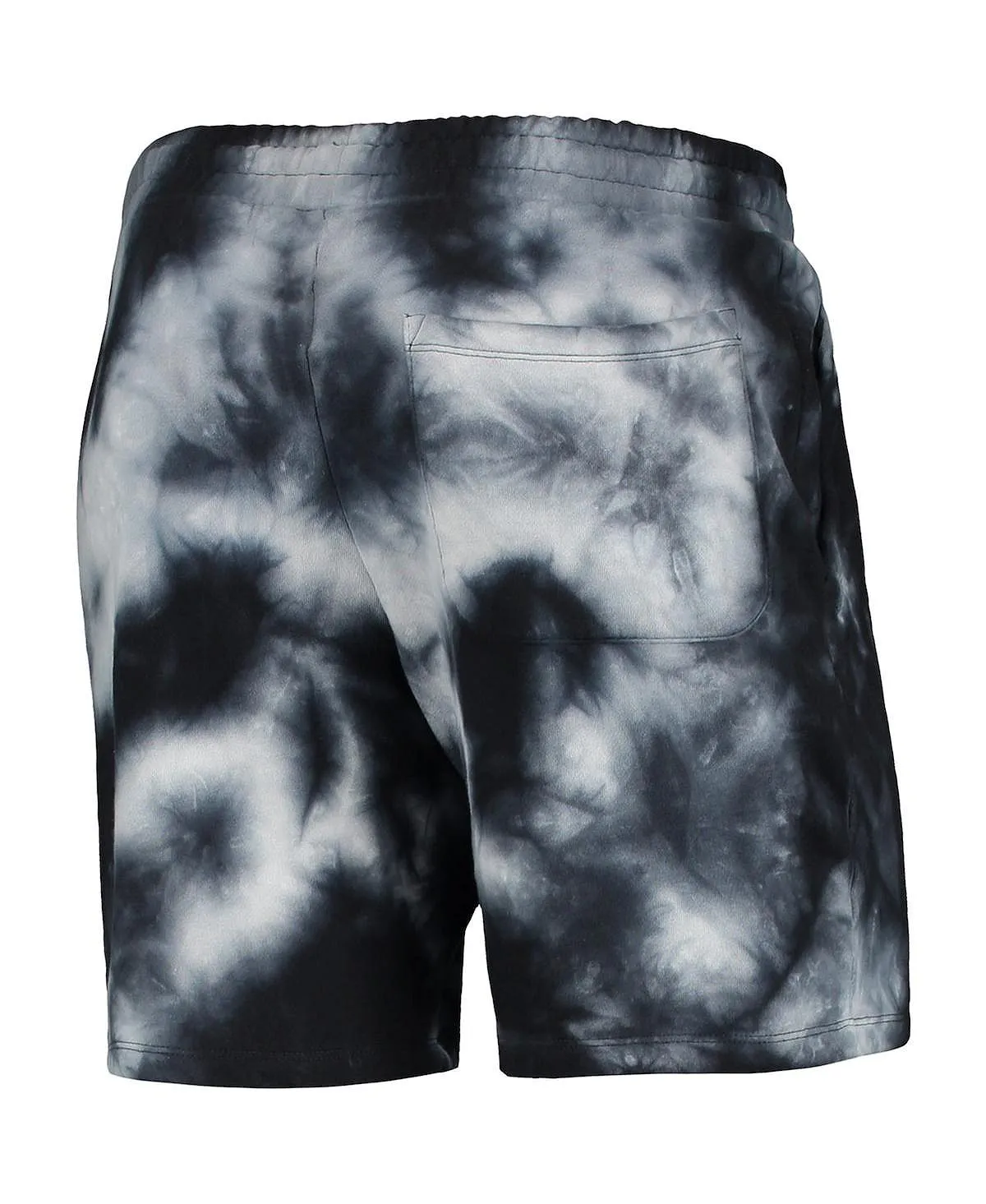 Los Angeles Lakers Men's Black Tie Dye Fleece Shorts New Era Black