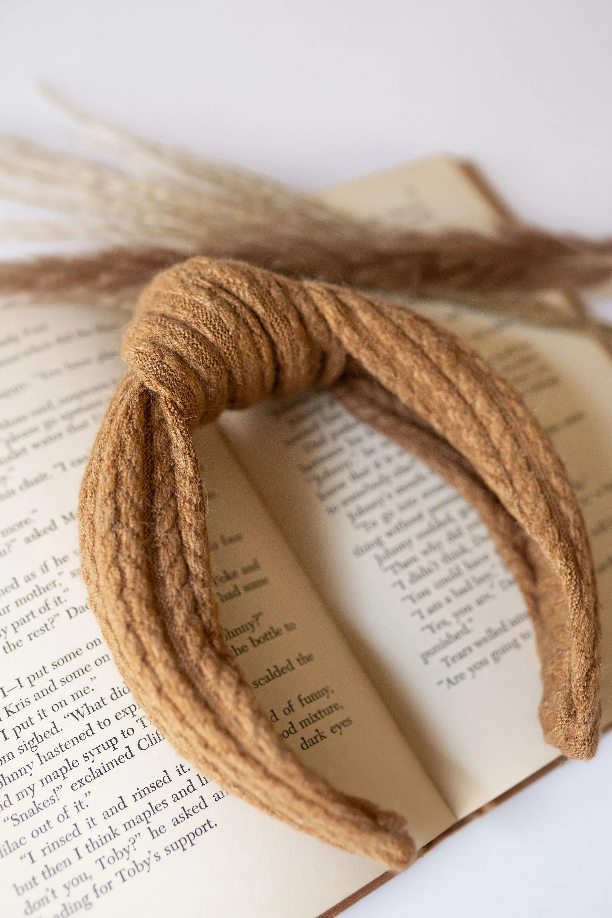 Neutral Knotted Headband