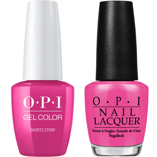 OPI GelColor   Matching Lacquer Shorts Story #B86