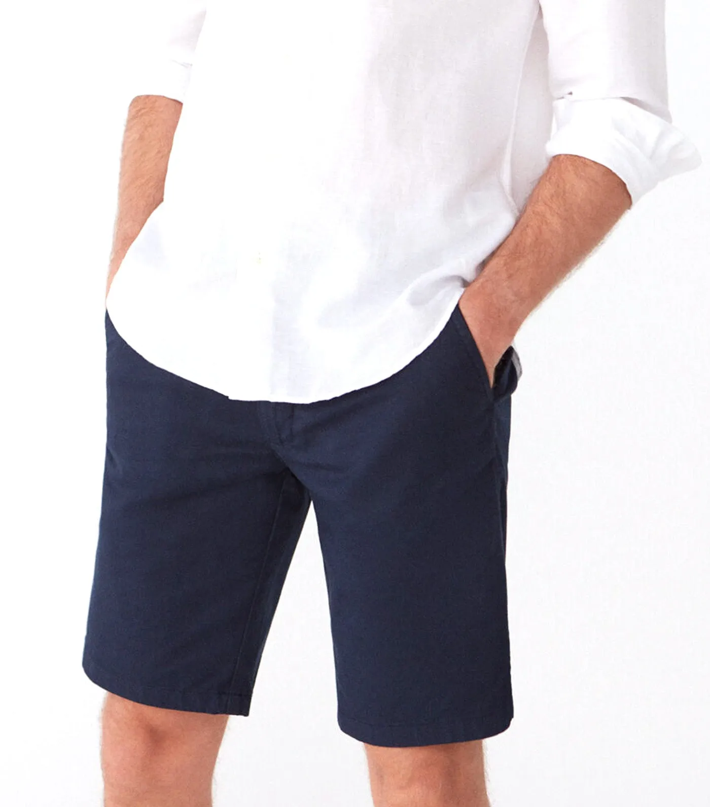 Plain Bermuda Short Dark Blue