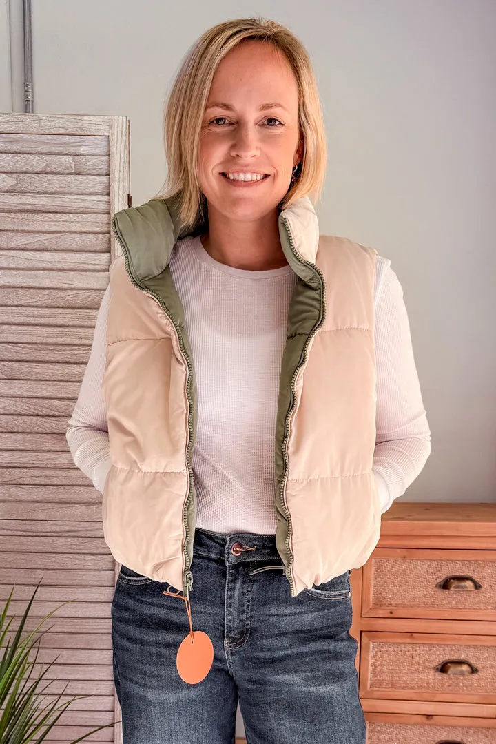 Reversible Puffer Vest