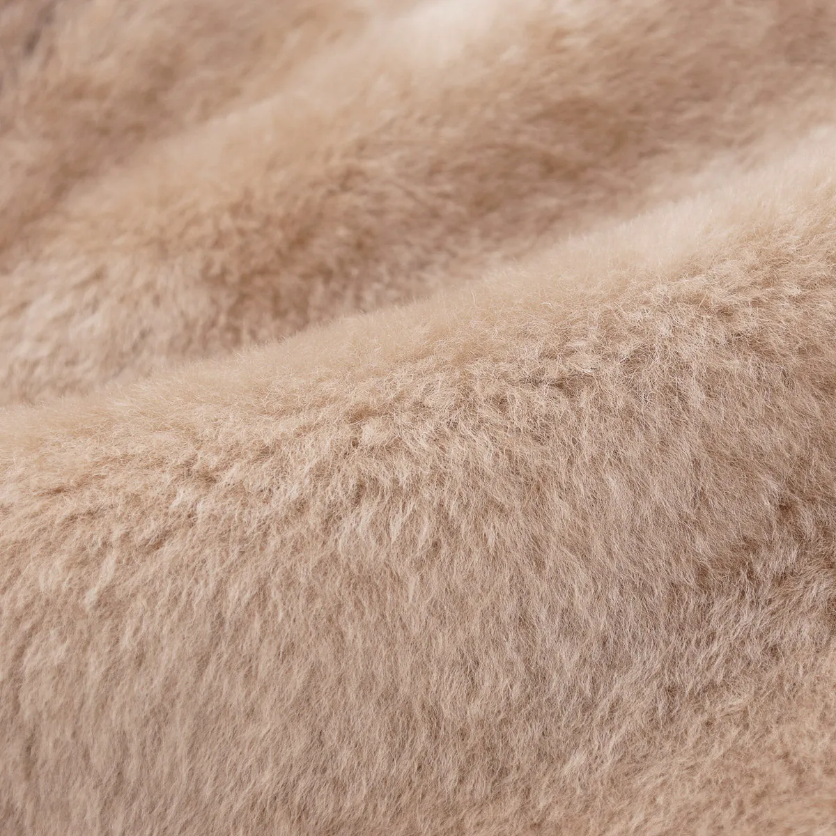 Rifugio Plush Shearling Leather Overcoat