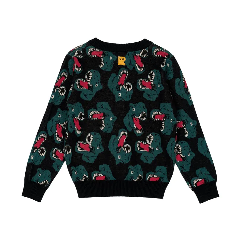 Rock Your Kid Dino Knit Cardigan