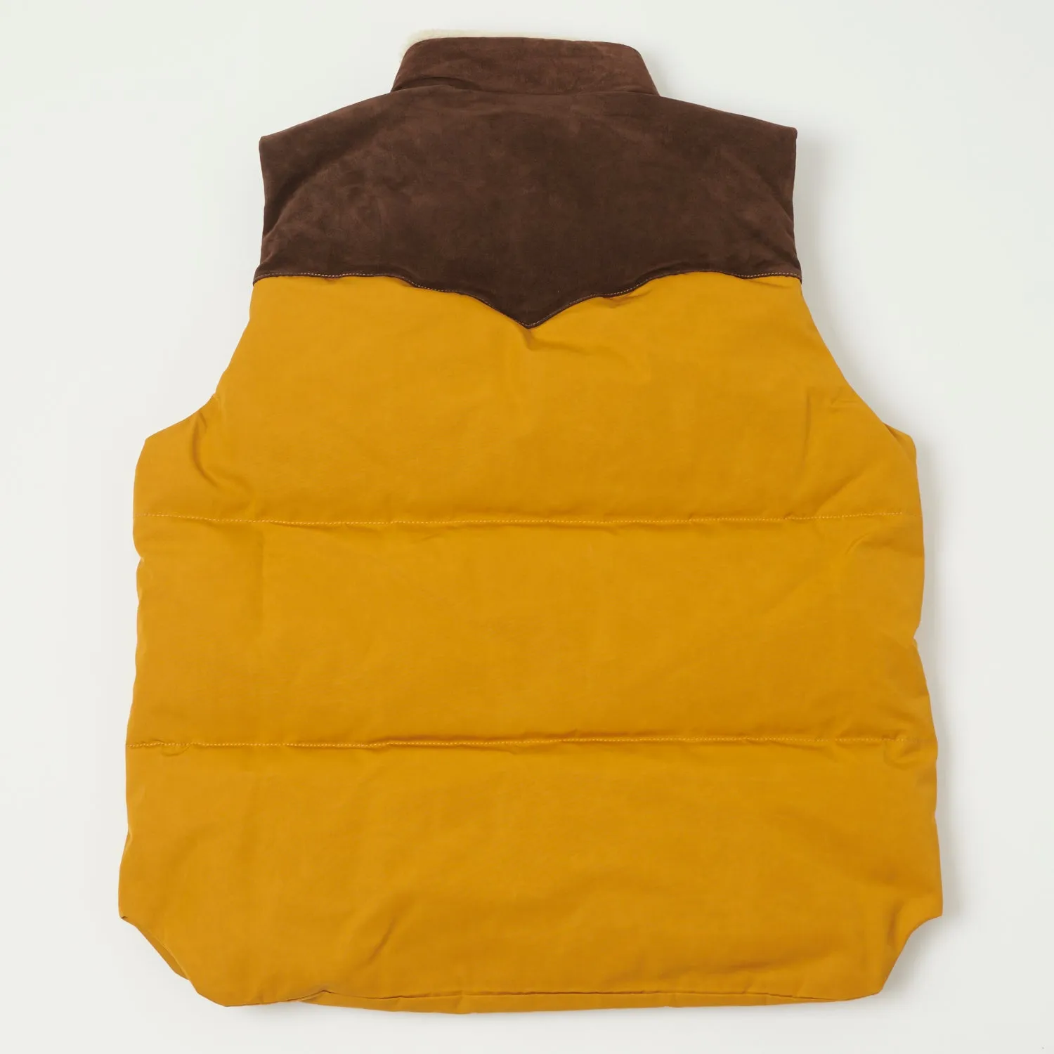 Shangri-La Heritage 'Bivacco' Western Down Vest - Yellow