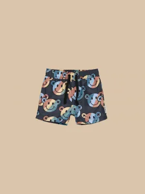 Smiley rainbow swim baby boys shorts