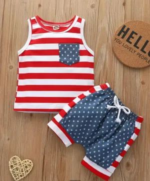 Stars and Stripes-2 piece short set