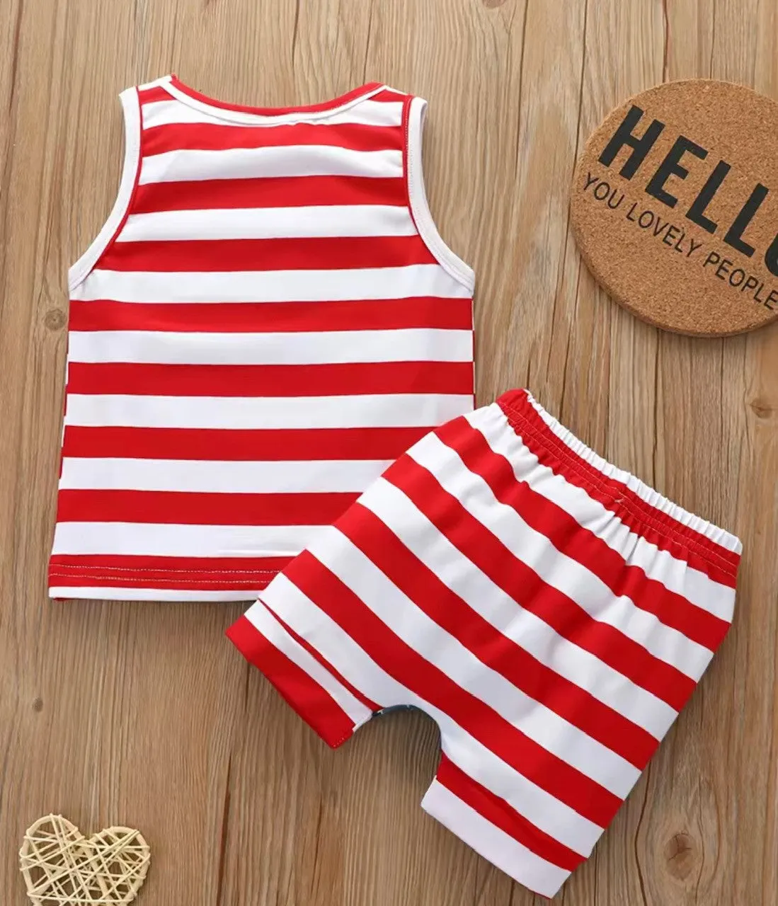 Stars and Stripes-2 piece short set