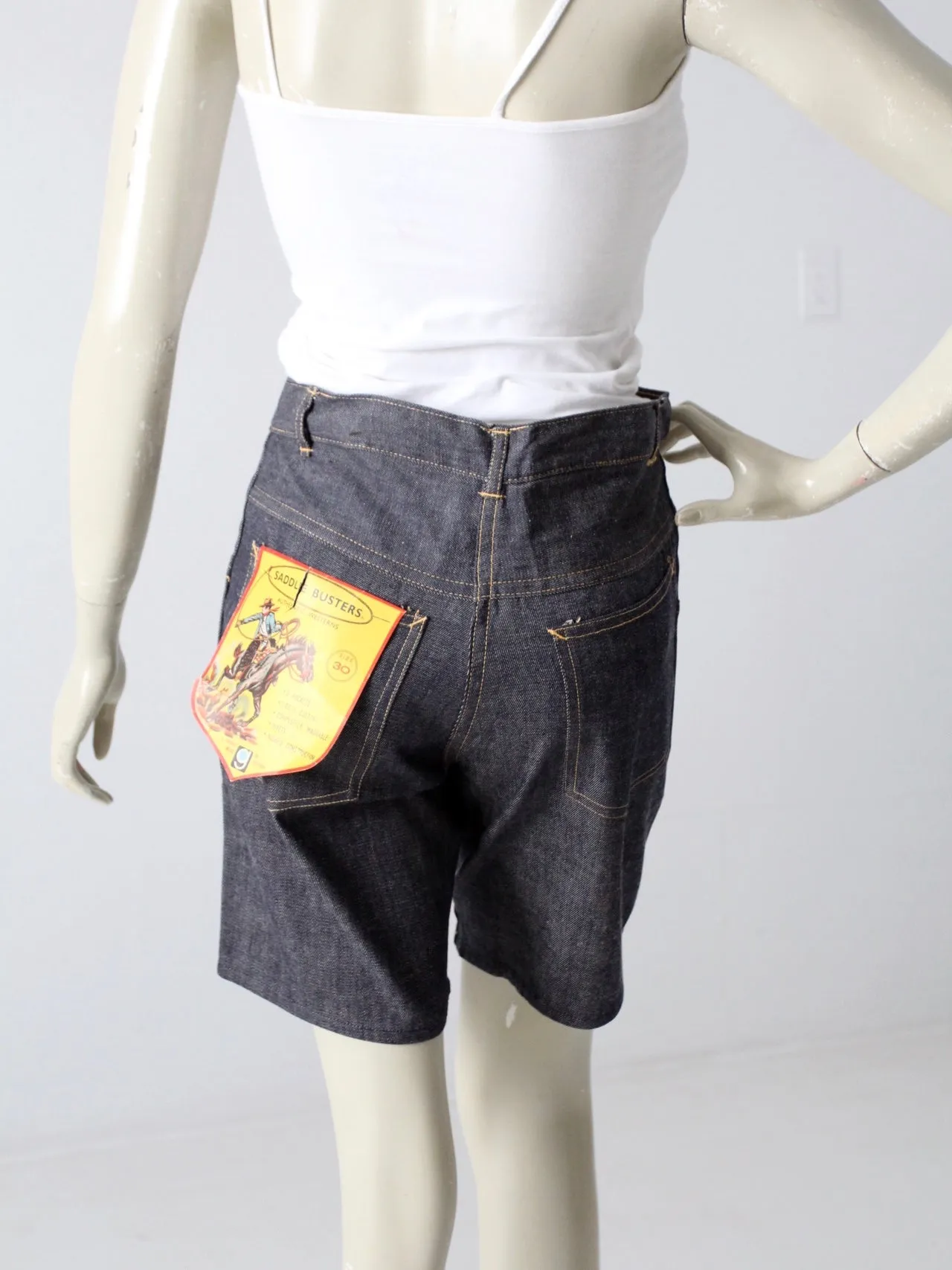 vintage 60s denim shorts