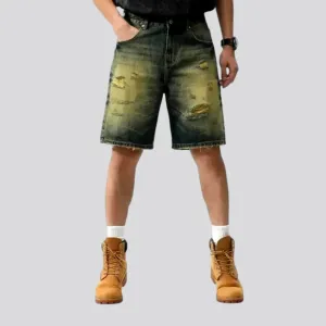 Vintage men's denim shorts